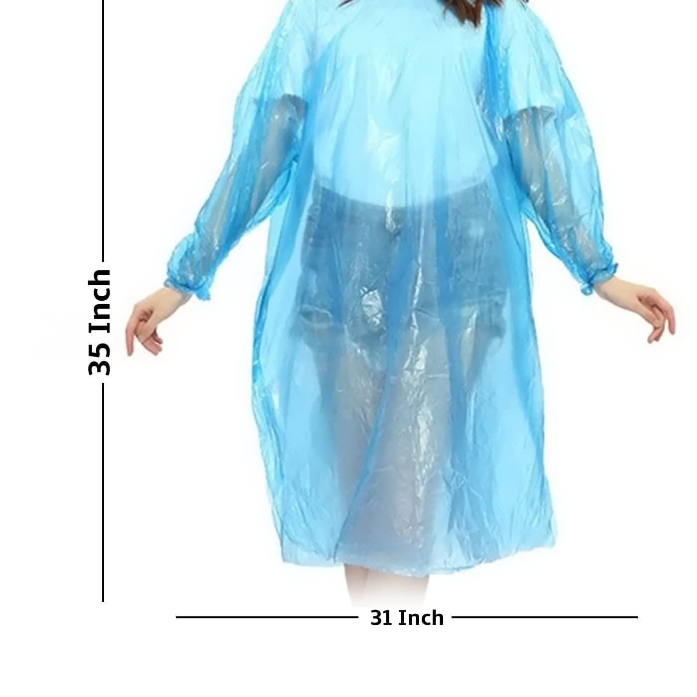 Rain Card Rain Coat for Adults (Set of 5) Multicolour